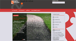 Desktop Screenshot of peuple-et-culture.org