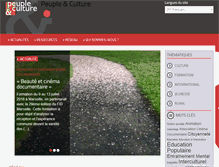 Tablet Screenshot of peuple-et-culture.org